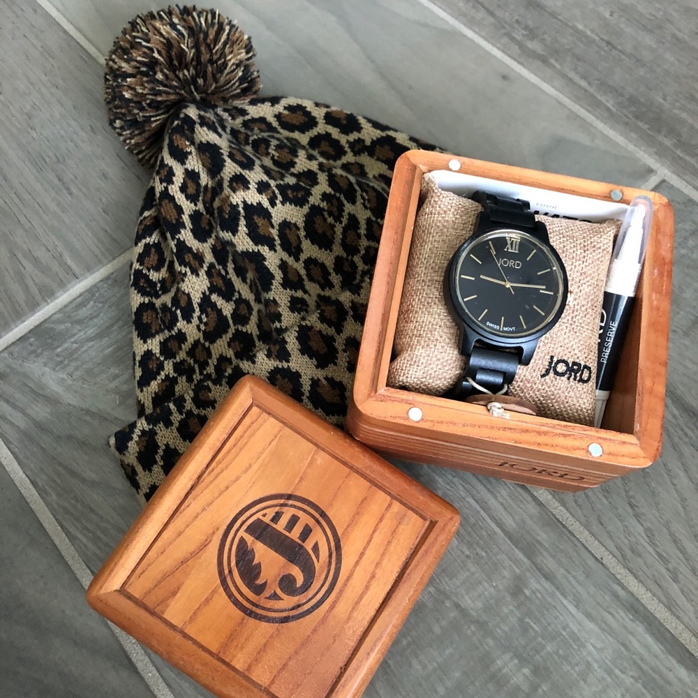 Jord Black Wood Watch